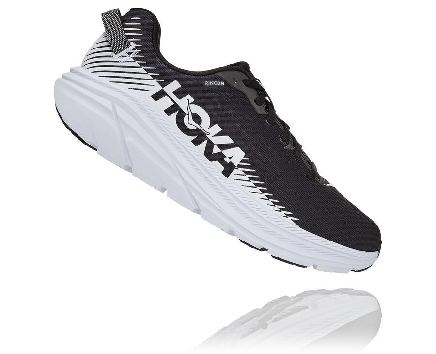 Hoka One One Koşu Ayakkabısı Erkek Siyah/Beyaz - Rincon 2 - QG0452168